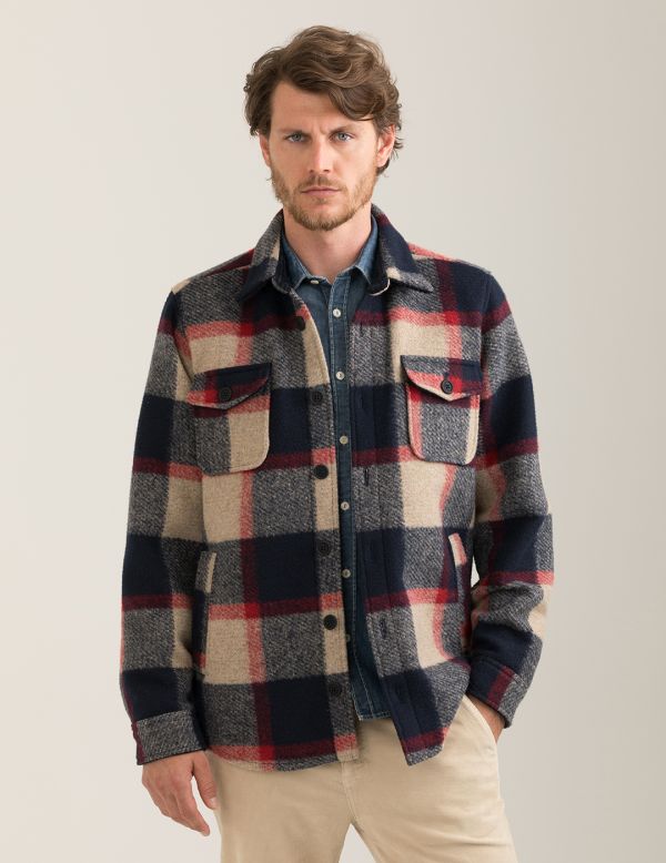Overshirt in panno check